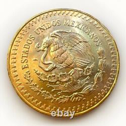 BU UNC MS 1981 Mexico Mo Libertad Onza 1/2 Oz. 999 Gold Oro Puro Coin