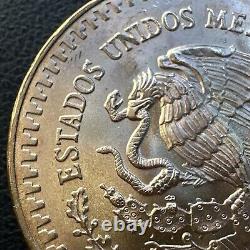 BU UNC MS 1981 Mexico Mo Libertad Onza 1/2 Oz. 999 Gold Oro Puro Coin