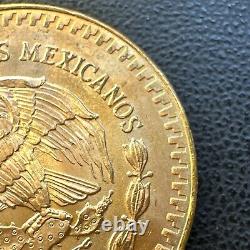 BU UNC MS 1981 Mexico Mo Libertad Onza 1/2 Oz. 999 Gold Oro Puro Coin