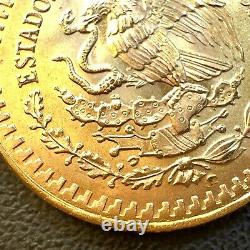 BU UNC MS 1981 Mexico Mo Libertad Onza 1/2 Oz. 999 Gold Oro Puro Coin