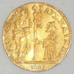 Beautiful 1779-89 Gold Coin Venice Italy Ducat Zecchino Paolo Rainier KM 714 AU+ Beautiful 1779-89 Gold Coin Venice Italy Ducat Zecchino Paolo Rainier KM 714 AU+