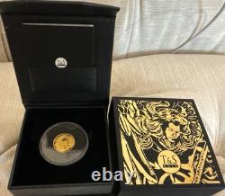 Beautiful Archangel MICHAEL. 05 Gram Gold Coin 2$ Niue 2025 WithCOA #877 Of 2000