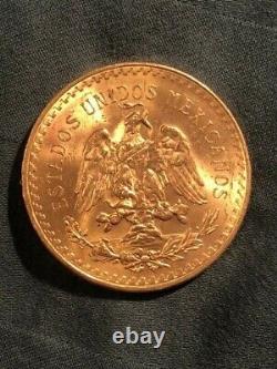 Beautiful Mexican 50 pesos gold coin centenario 37.5 grams pure gold