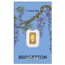 Bridgerton 2026 1 Grams Gold Proof Bar In Illustrated Paper Card Perth Mint