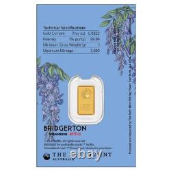 Bridgerton 2026 1 Grams Gold Proof Bar In Illustrated Paper Card Perth Mint