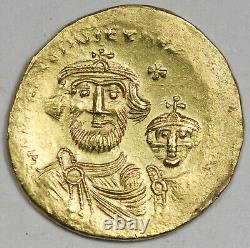 Byzantine 4.4 Gram Solidus Gold Coin Heraclius Constantine 610-641 Uncirculated