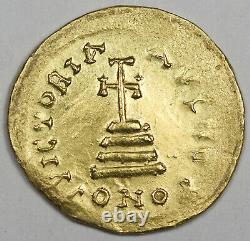 Byzantine 4.4 Gram Solidus Gold Coin Heraclius Constantine 610-641 Uncirculated