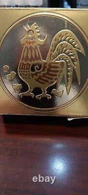 CANADA $150 YEAR OF THE ROOSTER HOLOGRAM 18K GOLD 8.88 gramsPROOF BOX & COA