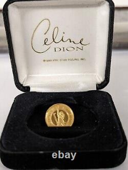 CELINE DIONRARE 2.5 Grams. 9999 FINE GOLD Coin Let's Talk About Love Tour