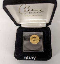 CELINE DIONRARE 2.5 Grams. 9999 FINE GOLD Coin Let's Talk About Love Tour