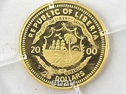 CHARLEMAGNE 2000 Liberia World's Smallest Gold Coins $25.999 Gold Limited