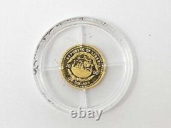 CHARLEMAGNE 2000 Liberia World's Smallest Gold Coins $25.999 Gold Limited