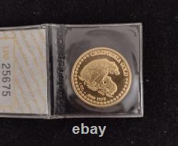 California State Seal 1 Troy oz. 9999 Gold coin sealed with serial number