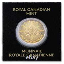 Canada 2022 1 Gram Gold Maple Leaf Coin Brilliant Uncirculated 24KT 1g. 9999