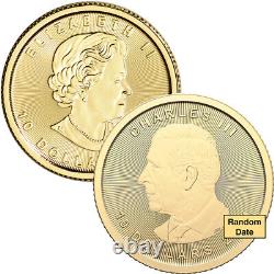 Canada Gold Maple Leaf 1/4 oz $10.9999 Fine Random Date