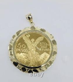 Centenario Coin Custom Real 10k Yellow Gold 50 Pesos 1947 Mexico/Mexican Coin