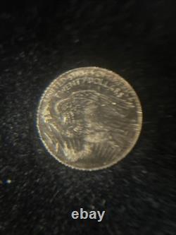 Certified 1907 MCMVII Saint Gaudens Mini 20 Dollar 10k Gold Coin. 16 Grams