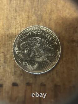 Certified 1907 MCMVII Saint Gaudens Mini 20 Dollar 10k Gold Coin. 16 Grams