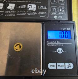 China 2019 10 Yuan 1-g. 999 Gold panda coin, 1 gram Pre covid gold