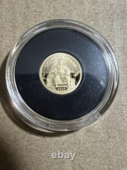 Chinggis Khaan 0.5 Gram Gold Coin. 9999 Fine