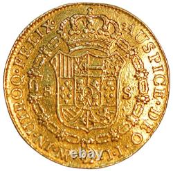 Colombia 8 Gold Coin Shields 27.06 Grams KM# 50.1 1777NR JJ