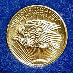 Columbia Mint 1908 Mini-St. Gaudens 1/2 Gram Gold Coin in Box