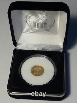 Cook Islands 2020 $5 Gold Coin Statue of Liberty with Certificate and Case