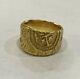 David Yurman Dy 22k Yellow Gold Shipwreck Coin Ring 24 Grams Size 11 Cmxvi