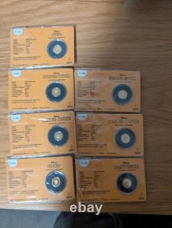 Disney Gold Coin Collection 2016 fine gold 0.5gram X7 complete collection RARE