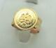 Dos Y Medio Gold Pesos 22k Gold Coin Ring 10k Rose Shank 5.5 Grams Size 10.5