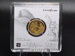 EBay Title2026 Armenia 1g Gold Noah's Ark 100 Dram. 9999 Pure Fine Gold BU