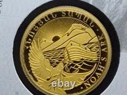 EBay Title2026 Armenia 1g Gold Noah's Ark 100 Dram. 9999 Pure Fine Gold BU