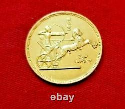 EGYPTIaN Gold Coin 1 Pound ISSUED 1955 UNC gold. 22 k 8.5 GRAMS