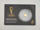 Fifa World Cup Qatar 2022 Gold Coin (0.5 Gram) Official Coin By Solomon Islands