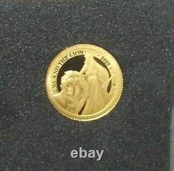 FLASH SALE 2020 Una and the Lion 1/2 gram Gold Proof Coin Box & COA