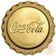 Fiji 12 Grams Coca-cola $25 Gold Coin 2018 Bottle Cap Shaped Proof Rare