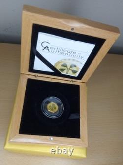 Four Leaf Clover Au 1 g. Gold coin 2017 Palau