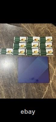 Full set of 10X 1/1000th. 999 gold coins featuring seahorses sealed with COA