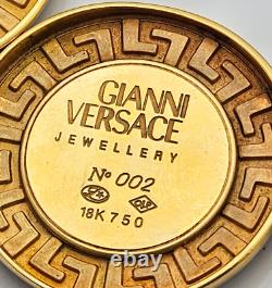 GIANNI VERSACE 18K Gold Medusa Coin Charm Bracelet #002 Limited Edition 120grams