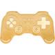 Golden Game Controller 1/2 Half Gram 13.92mm $1 Dollar 24k Gold Coin Palau