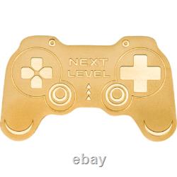 GOLDEN GAME CONTROLLER 1/2 Half Gram 13.92mm $1 Dollar 24k Gold Coin PALAU
