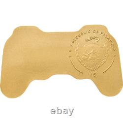 GOLDEN GAME CONTROLLER 1/2 Half Gram 13.92mm $1 Dollar 24k Gold Coin PALAU