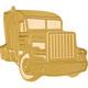 Golden Truck 1/2 Half Gram 13.92mm $1 Dollar 24k Gold Coin 2022 Palau