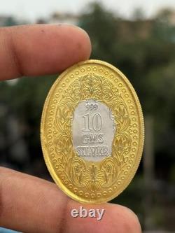 George V King Emperor 10 Grams Silver Coin 999 Purity Gold Polished CERTIFIED