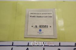 George Washington President. 73 Grams $25 Liberia 999 Gold Coin Coa Rare 41ga