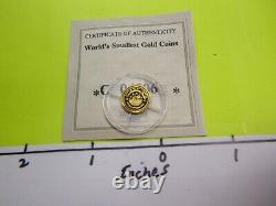 Giant Panda Bear 2003 Liberia. 73 Grams. 999 Gold Coin Coa Very Rare Sharp