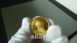 Gold 100 Pesos Chile 1960 Brilliant Uncirculated Coin Heavy 20.033 Grams Gold