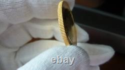 Gold 100 Pesos Chile 1960 Brilliant Uncirculated Coin Heavy 20.033 Grams Gold