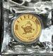 Gold China Construction Bank 10 Grams 999.9 Fine Lunar Bull Sealed Coin