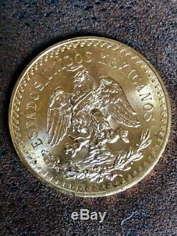 Gold Coin 50 Pesos Centenario 37.5 Grams Pure Gold